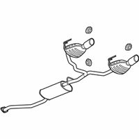 Buick Enclave Muffler - 84590714 Muffler & Pipe