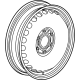 GM 84440192 Spare Wheel, Rear GM 84440192 Spare Wheel, Rear