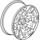 GM 84738116 Wheel, Alloy, Rear GM 84738116 Wheel, Alloy, Rear