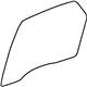 GM 10336687 Door Glass, Rear Passenger Side GM 10336687 Door Glass, Rear Passenger Side