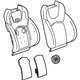 GM 20993996 Seat Back Cover, Passenger Side