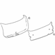 GM 84655063 Lower Gate Trim, Jet Black GM 84655063 Lower Gate Trim, Jet Black