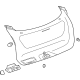 GM 84993202 Lower Gate Trim, Jet Black