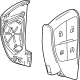GM 13554096 Transmitter, Door Electric And Vacuum Locks GM 13554096 Transmitter, Door Electric And Vacuum Locks