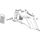 GM 84956984 Lower Quarter Trim, Black, Rear Driver Side GM 84956984 Lower Quarter Trim, Black, Rear Driver Side