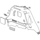 GM 42815931 Lower Quarter Trim, Rear GM 42815931 Lower Quarter Trim, Rear