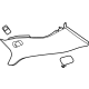 GM 42763413 Upper Quarter Trim, Gray GM 42763413 Upper Quarter Trim, Gray