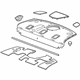 GM 23284989 Package Tray Trim, Black, Rear GM 23284989 Package Tray Trim, Black, Rear
