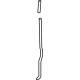GM 42754371 Lock Rod, Passenger Side GM 42754371 Lock Rod, Passenger Side