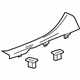 GM 84126054 Sill Trim, Titanium, Rear Driver Side