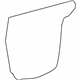 GM 42547949 Water Deflector, Front Driver Side GM 42547949 Water Deflector, Front Driver Side