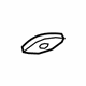 GM 23165014 Sunvisor Cover, Gray GM 23165014 Sunvisor Cover, Gray