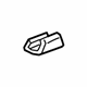 GM 23245997 Track End Cover, Jet Black GM 23245997 Track End Cover, Jet Black