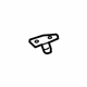 GM 11571213 Hood Ornament Clip