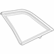 GM 25860806 Quarter Glass, Passenger Side GM 25860806 Quarter Glass, Passenger Side