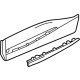 GM 42786077 Lower Molding, Black, Rear Driver Side GM 42786077 Lower Molding, Black, Rear Driver Side