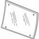 GM 15149386 Door Glass, Rear