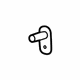 GM 23441893 Rear Compartment Stud Plate GM 23441893 Rear Compartment Stud Plate