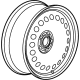 GM 42621334 Wheel, Steel, Rear GM 42621334 Wheel, Steel, Rear