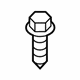 GM 19316810 Fender Bolt GM 19316810 Fender Bolt