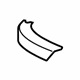 GM 23141656 Rear Deflector, Passenger Side