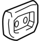 GM 22999713 Inner Hinge Pillar Baffle, Front GM 22999713 Inner Hinge Pillar Baffle, Front