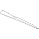 GM 85130367 Rocker Molding, Passenger Side, Carbon GM 85130367 Rocker Molding, Passenger Side, Carbon