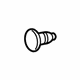 GM 88970933 Door Weatherstrip Clip
