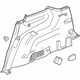 GM 84710059 Lower Quarter Trim, Black, Rear Driver Side GM 84710059 Lower Quarter Trim, Black, Rear Driver Side