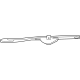 GM 84518640 Diagonal Brace, Driver Side GM 84518640 Diagonal Brace, Driver Side