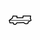 GM 25832478 Bumper Cover Seal, Passenger Side GM 25832478 Bumper Cover Seal, Passenger Side