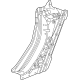GM 23428965 Lock Pillar, Rear Driver Side GM 23428965 Lock Pillar, Rear Driver Side