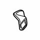 GM 23135928 Handle Bezel, Black, Front GM 23135928 Handle Bezel, Black, Front