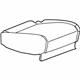 GM 22761089 Cushion Cover, Titanium, Rear GM 22761089 Cushion Cover, Titanium, Rear