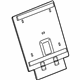 GM 22791364 Seat Back Panel, Front GM 22791364 Seat Back Panel, Front