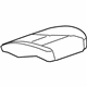 GM 84756049 Seat Cover, Black, Front