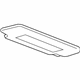GM 13496459 Sunvisor, Black, Passenger Side