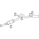 GM 84182485 Muffler W/Tpipe GM 84182485 Muffler W/Tpipe
