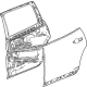 GM 26524958 Door Assembly-Rear Side GM 26524958 Door Assembly-Rear Side