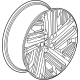 GM 26431295 Wheel, Rear Or Spare GM 26431295 Wheel, Rear Or Spare