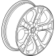 GM 26343118 Wheel, Rear Or Spare GM 26343118 Wheel, Rear Or Spare