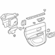 GM 15826784 Door Trim Panel, Gray, Rear Passenger Side