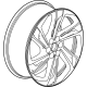 GM 85118212 Wheel, Rear Or Spare