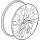 GM 26425870 Wheel, Rear Or Spare