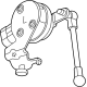 GM 23350458 Height Sensor, Front GM 23350458 Height Sensor, Front