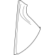 GM 42754998 Side Cover, Jet Black GM 42754998 Side Cover, Jet Black
