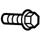 GM 11562383 Bumper Bolt GM 11562383 Bumper Bolt
