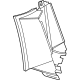 GM 84257110 Outlet Duct, Passenger Side