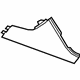 GM 23235362 Extension Panel, Black, Front Passenger Side GM 23235362 Extension Panel, Black, Front Passenger Side