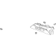 GM 84981375 Quarter Trim Panel, Rear Upper Driver Side